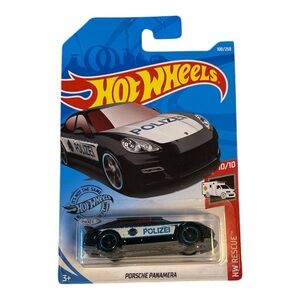 Hot wheels Porsche panamera police car die cast